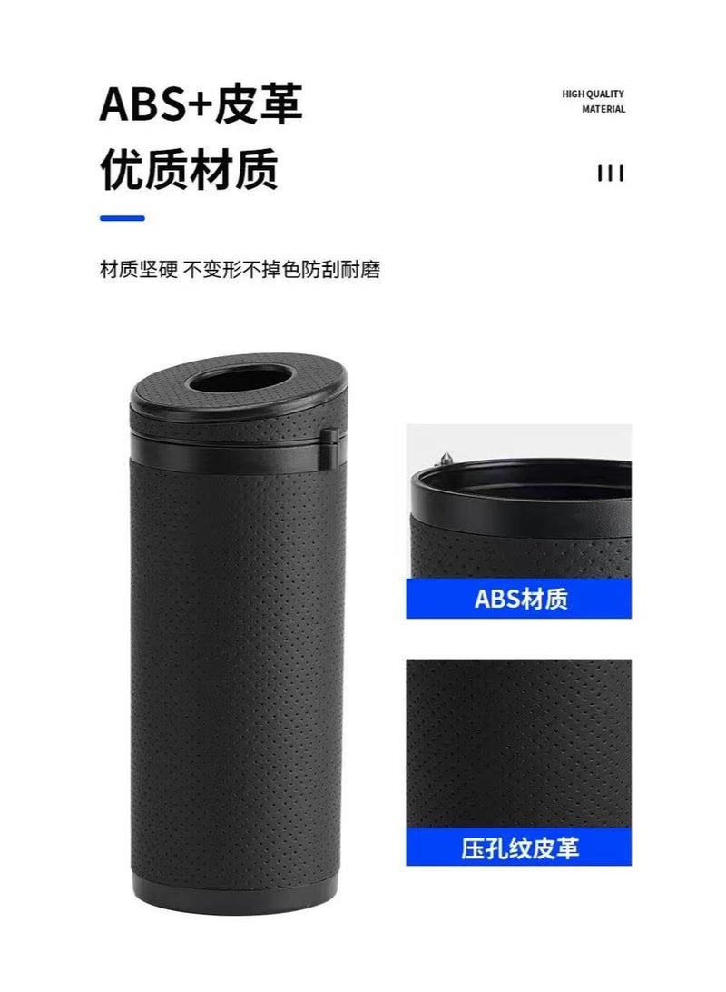 Cylindrical Car Tissue Box Holder Case - Image 1