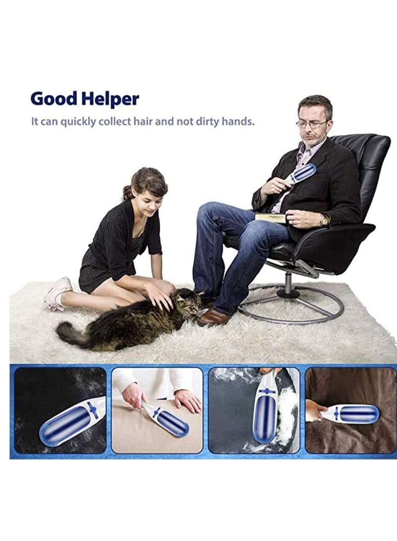 SYOSI Lint Fur Hair Remover Brush - pet, Fuzz, Dust from Clothes, Furniture, Bedding, and Car - Self-Cleaning Reusable - Image 2
