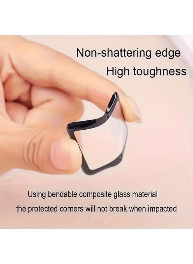 3 Pack Full Coverage Screen Protector for iWatch 4 5 6 SE 40mm Carbon Fiber - Image 4