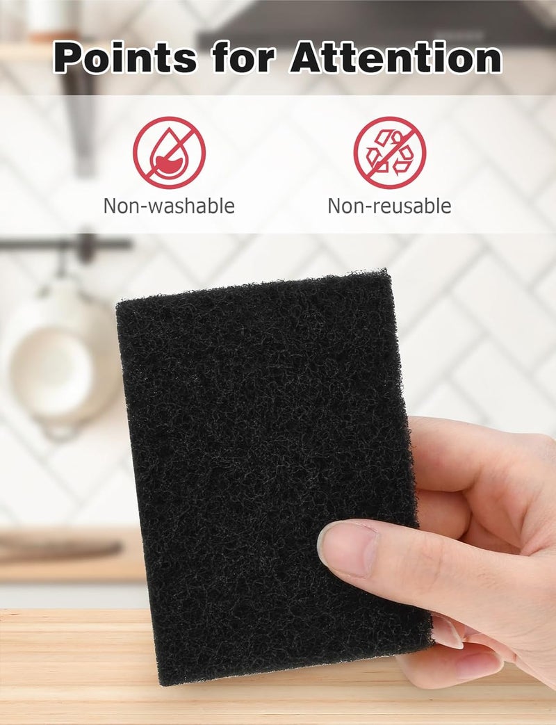 Mellbree Odor Filter Compatible with Joseph Joseph Food Caddy 10Pcs, Black, Stainless Steel, Rectangular, 9cm x 7.5cm, Compost Bin Filter - Image 5