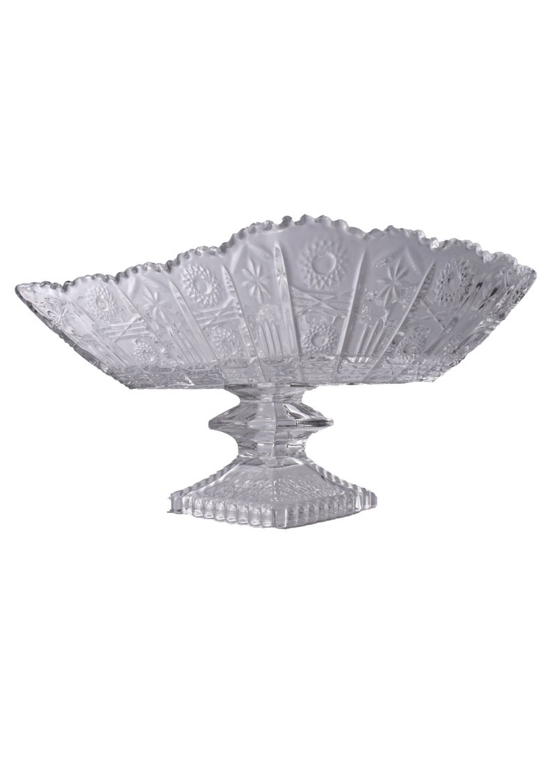 Kaida Glass Serving Bowl Clear 20x15x13cm  - Image 2