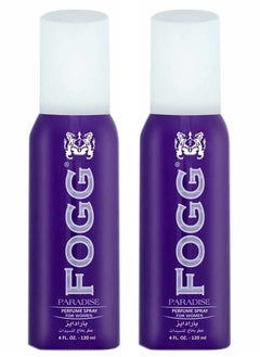 FOGG 2 peces FOGG Body Spray Paradise For Women, 120 ml 