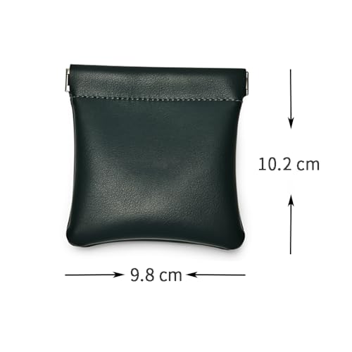 ANZAILALA Small Pouches for Women Makeup Pouch Mini Coin Pouch for Men Women(2 Pcs, Black + Brown) - Image 3
