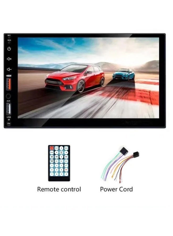 Bluetooth v2.0 7 inch 2 din car video stereo player hands-free call touch screen car mp5 player tf sd mmc usb fm radio - Image 4