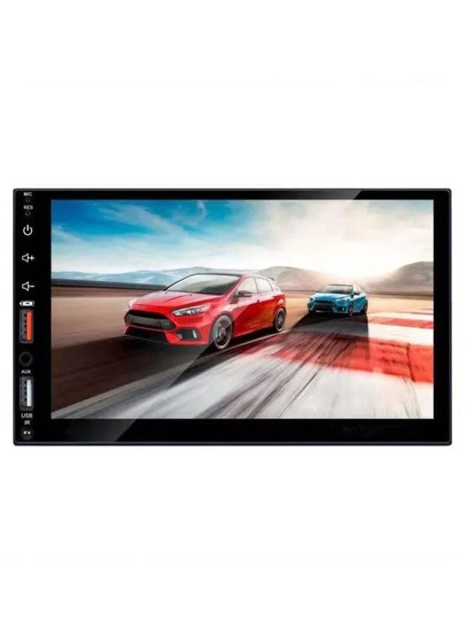 Bluetooth v2.0 7 inch 2 din car video stereo player hands-free call touch screen car mp5 player tf sd mmc usb fm radio - Image 1