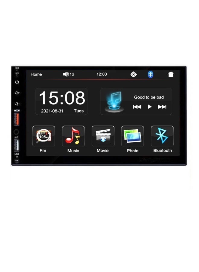 Bluetooth v2.0 7 inch 2 din car video stereo player hands-free call touch screen car mp5 player tf sd mmc usb fm radio - Image 2