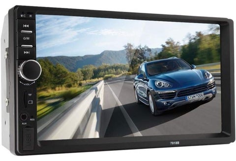 Bluetooth v2.0 7 inch 2 din car video stereo player hands-free call touch screen car mp5 player tf sd mmc usb fm radio