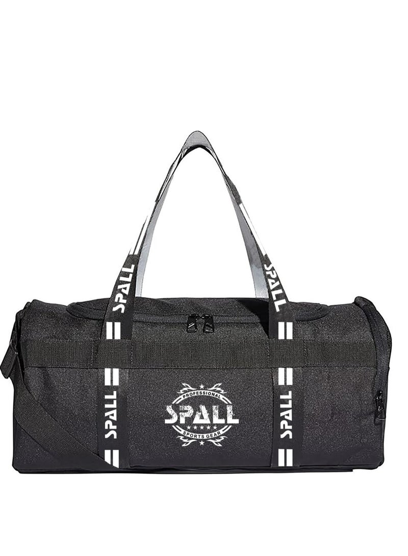 Spall Gym Bag with Shoes Compartment, Sports Bag with Waterproof Pocket for Wet Towels, Travel Duffel Bag for Men and Women  - Image 1