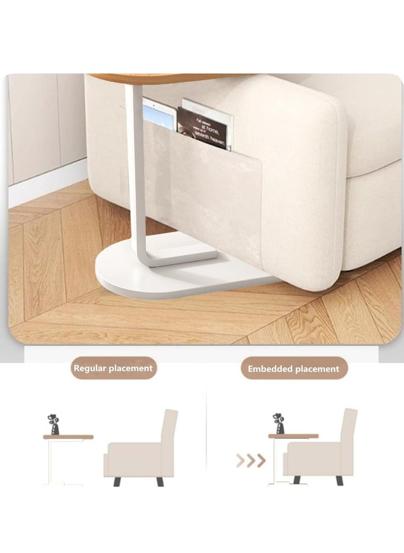 0TO1 TECH Coffee Table, C Shaped Side Table, A Movable, Space-Saving Side Table Perfect for Sofas, Side Table Bedroom Great for Indoor and Outdoor  - Image 2