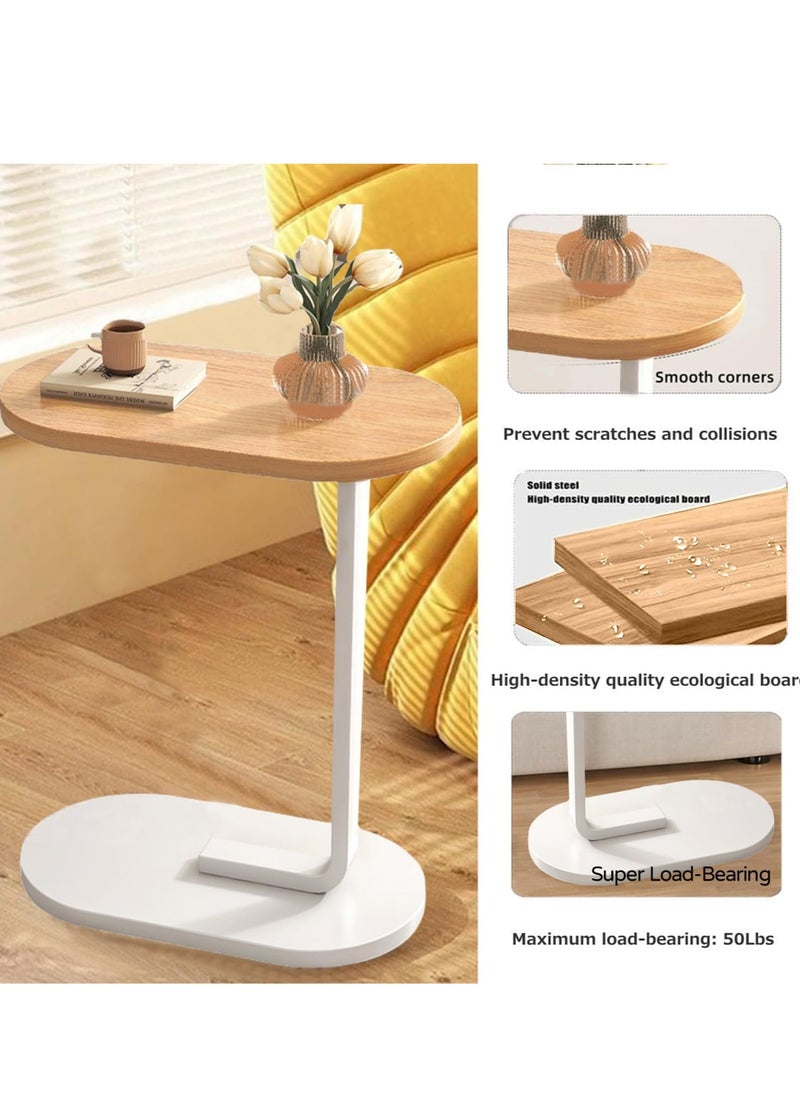 0TO1 TECH Coffee Table, C Shaped Side Table, A Movable, Space-Saving Side Table Perfect for Sofas, Side Table Bedroom Great for Indoor and Outdoor  - Image 3