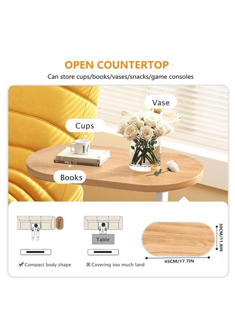 0TO1 TECH Coffee Table, C Shaped Side Table, A Movable, Space-Saving Side Table Perfect for Sofas, Side Table Bedroom Great for Indoor and Outdoor  - Image 4