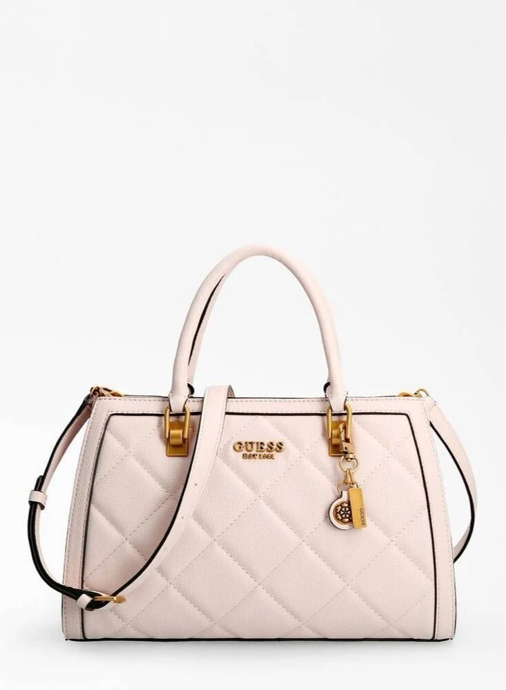 GUESS Guess Abey Peony Handbag White Cilento Designer Wear  - Image 1