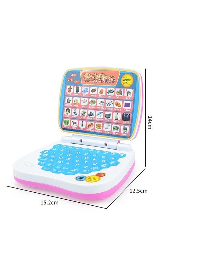 ShebSheb Kids Laptop Toy Study Game Child Interactive Learning Pad Tablet for Girls Boys - Image 2