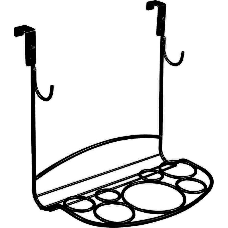 Easy Wall Mount No Drill Hair Dryer Holder Bracket Rust Resistant - Image 5