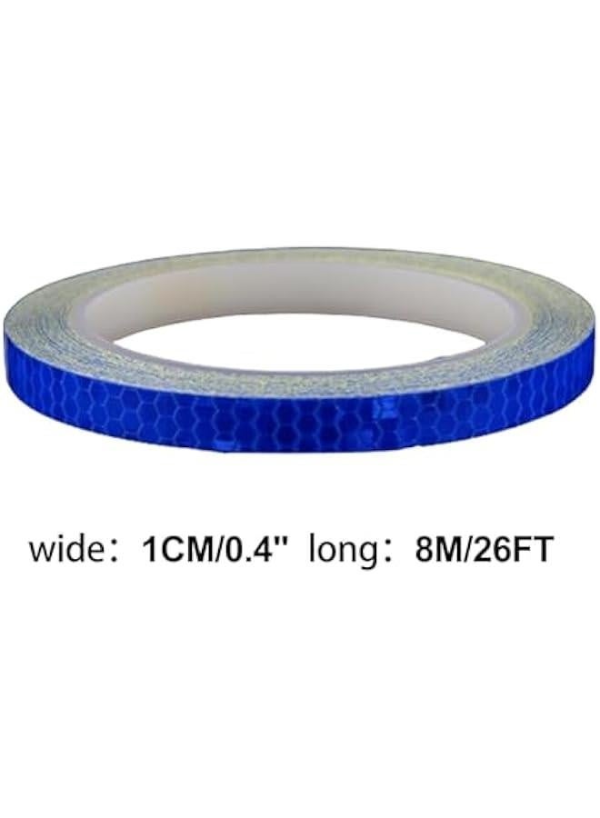 Generic Reflective Clothing Stickers | Waterproof Reflective Strip Tape | Visibility Safety Warning Tape | High Self Adhesive Reflective Stickers for Night Running Cycling Jogging, Blue - Image 2