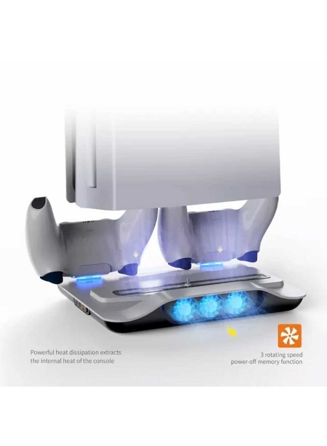 دوبي حامل تبريد متعدد الوظائف لجهاز بلاي ستيشن 5 من دوبي TP5-05102 - Image 2