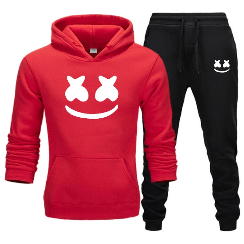 New Marshmello Smiley Fashion Hoodie Men And Women Casual Hoodie Suit - Image 4