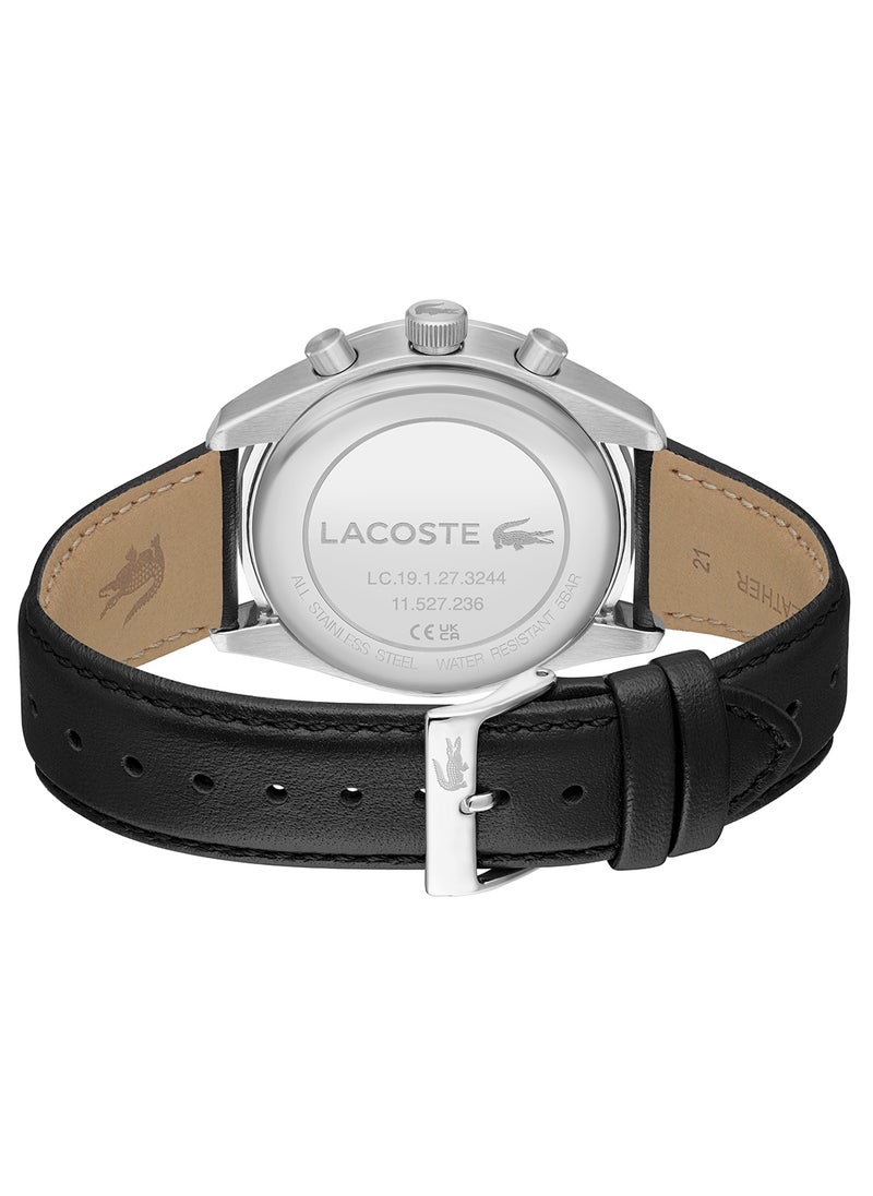 LACOSTE - ساعة لاغوست المستديرة كرونوجراف للرجال علبة سوداء - 2011379 - Image 1