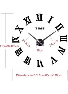 Home Gallery Roman Numeral Wall Clocks 3D  - Image 4