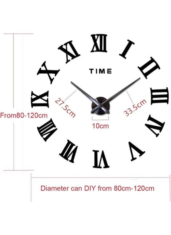 Home Gallery Roman Numeral Wall Clocks 3D  - Image 4