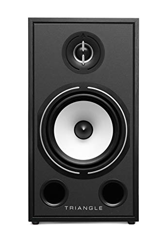 triangle - BOREA BR03 Hi-Fi Bookshelf Speakers - Power handling 100W - Output 90 dB/W/m - Versatile Music and Home Cinema - 206 x 380 x 314 mm - Black (Pair) - Image 4