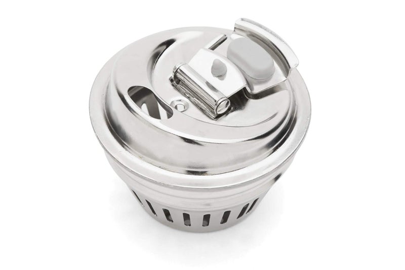Jarware Stainless Steel 2-in-1 Drink and Fruit Infusion Lid, Regular-Mouth, Silver - Image 3