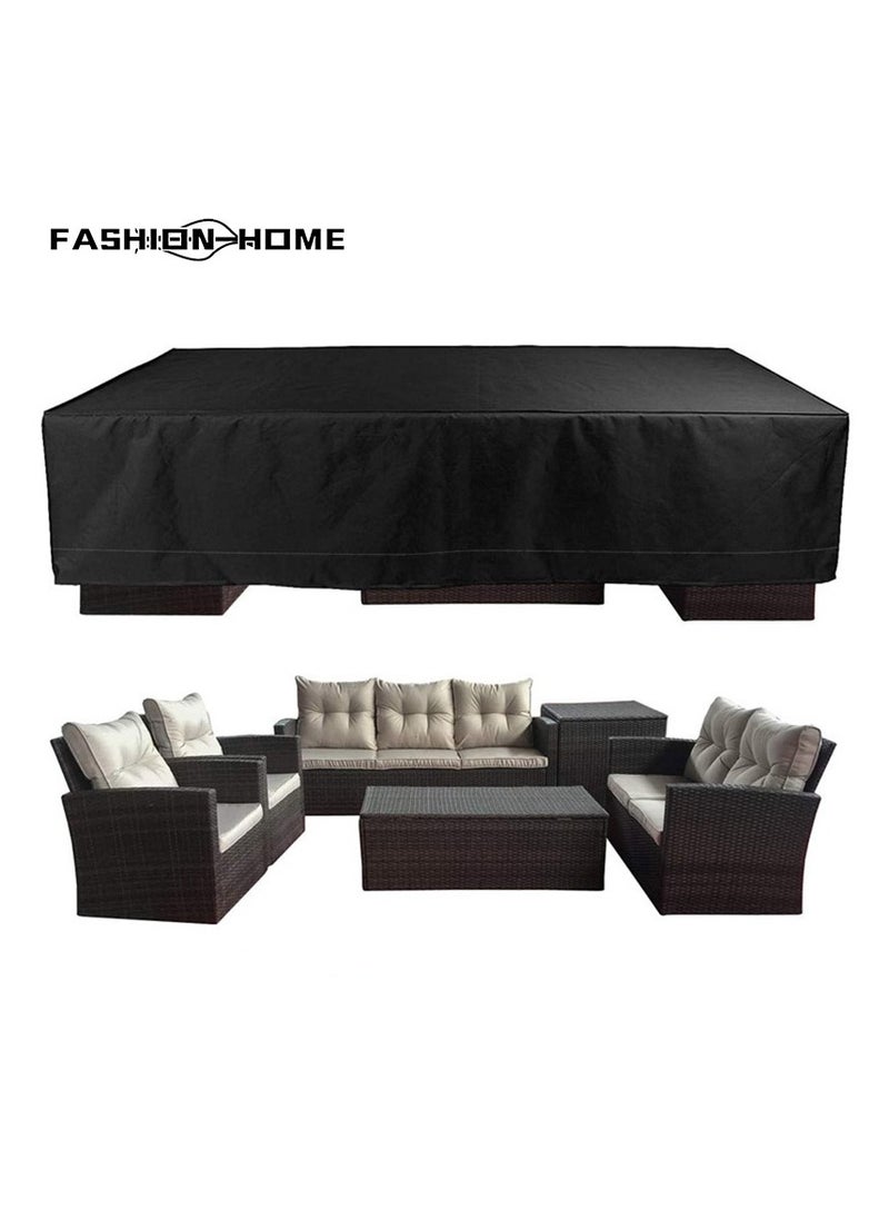 FASHION HOME - Waterproof Extra Large Furniture Cover Sectional Sofa Outdoor Table and Chair Set Covers - Image 1