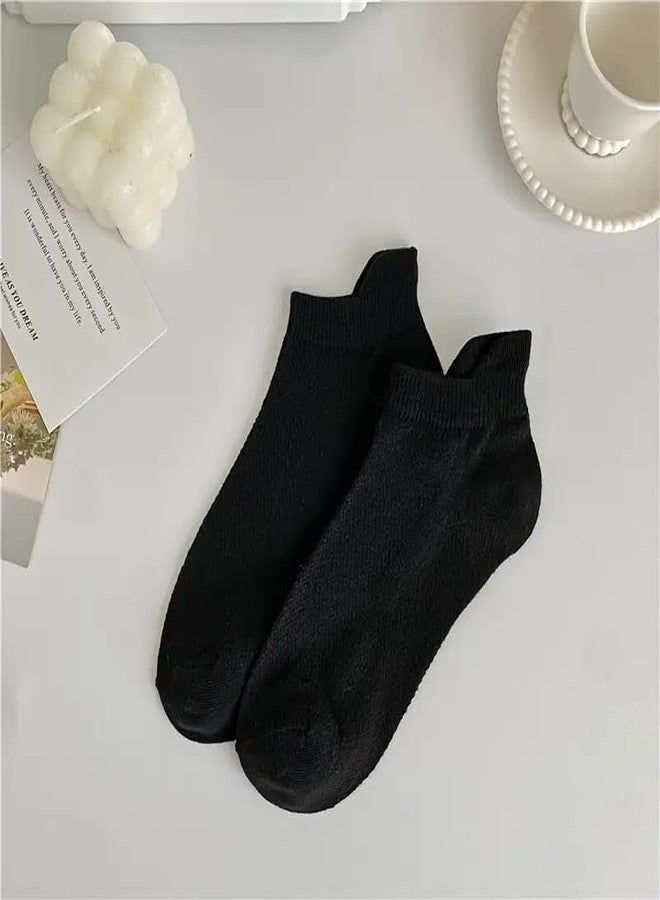 KRISHTI 7 Pairs Men & Women’s Pastel Candy Color Ankle Socks - Breathable Mesh, Heel Protection, Comfort Fit, Casual Wear Socks, Playful Sock Design, Soft Texture Socks - Image 5