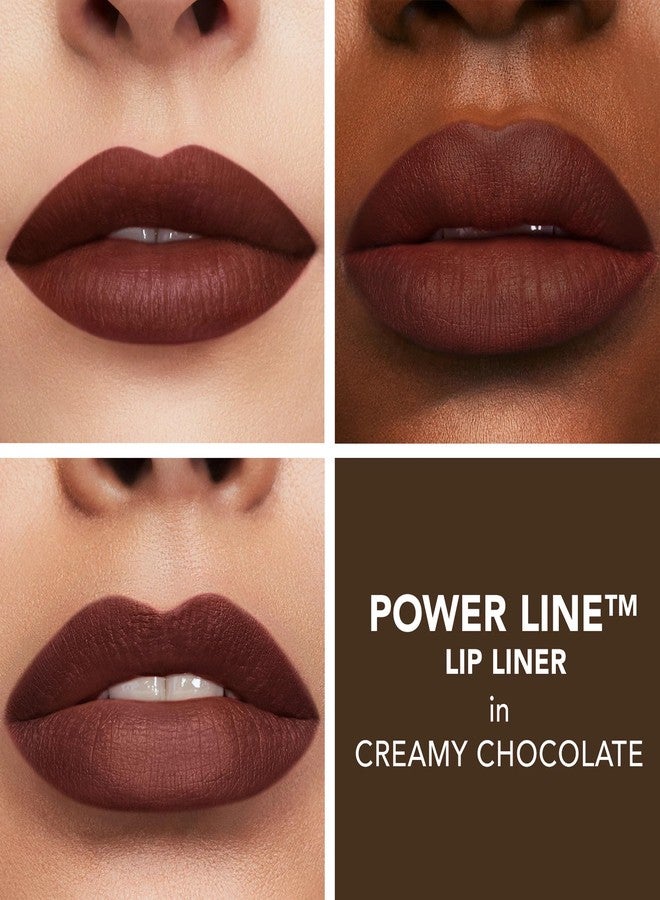 BUXOM Power Line Plumping Lip Liner, Creamy Chocolate - Image 3