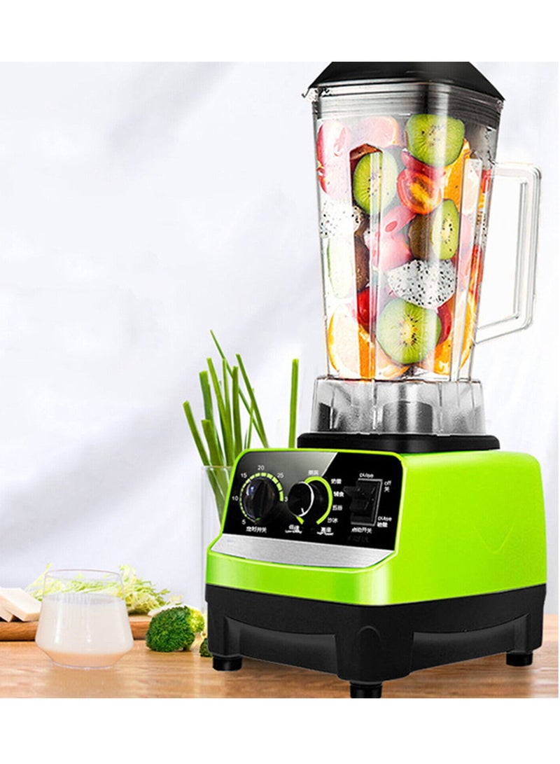JIHAM Heavy Duty Commercial Grade Blender 5500W Green  - Image 2