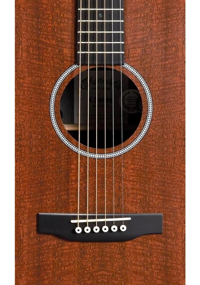 Martin D-X1E Figured Mahogany Acoustic-Electric Guitar - Image 3