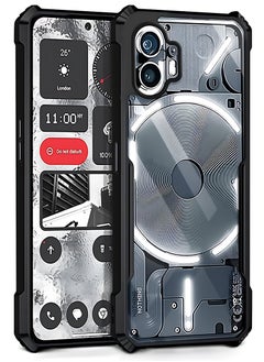 Case Up Case For Nothing 2 Back Cover Case With 360 Degree Protection, Shockproof Bumper Protective Phone Cover, Anti-Scratch Hard PC Back (Clear)  - Image 1