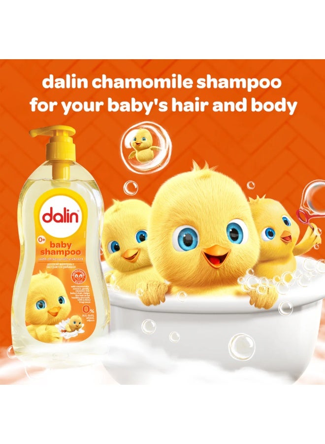 Dalin Baby Shampoo & Body Wash with Chamomile Extract 700 ML - Image 2
