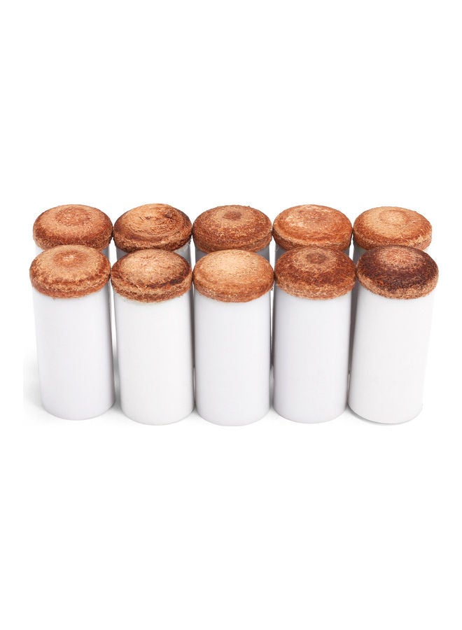 NIBEMINENT 10-Piece Billiard Cue Hard Plastic Nozzles - Image 3