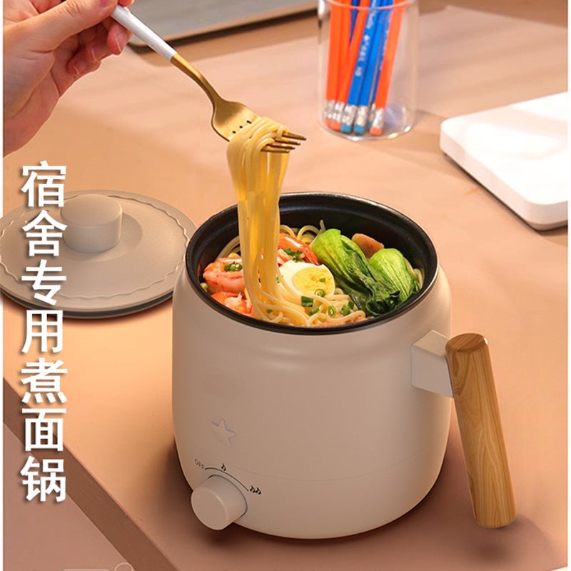 وعاء طهي المعكرونة الكهربائي الصغير للطلاب في السكن الجامعي وعاء طهي منخفض الطاقة وعاء المعكرونة وعاء الطهي الكهربائي من الدرجة الغذائية الفائقة - Image 3