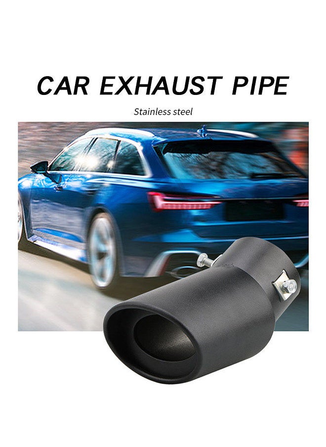 Generic - Universal Exhaust Tips 1.5-2.1 Inch Inlet Car Auto Exhaust Tailpipe Stainless Steel Modification Accessories High-Temperature Resistant - Image 1