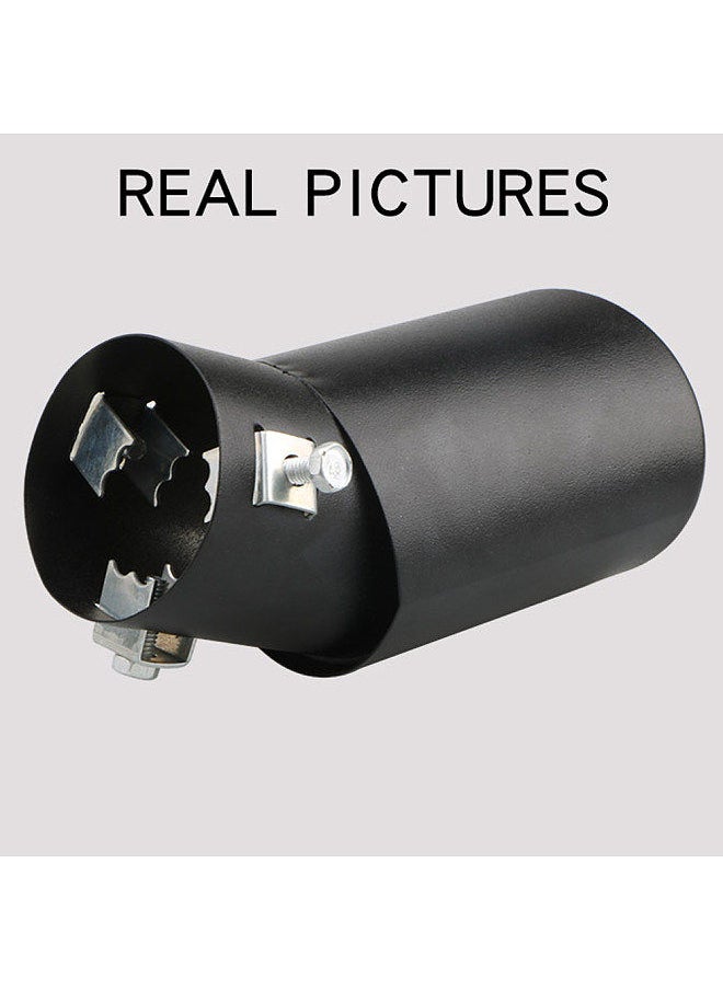 Generic - Universal Exhaust Tips 1.5-2.1 Inch Inlet Car Auto Exhaust Tailpipe Stainless Steel Modification Accessories High-Temperature Resistant - Image 1