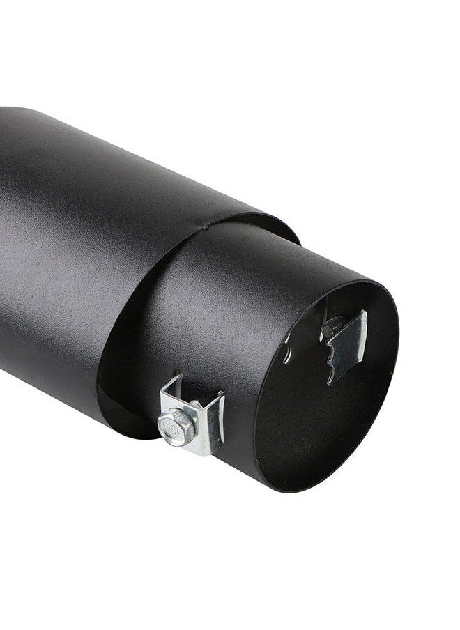 Generic - Universal Exhaust Tips 1.5-2.1 Inch Inlet Car Auto Exhaust Tailpipe Stainless Steel Modification Accessories High-Temperature Resistant - Image 1