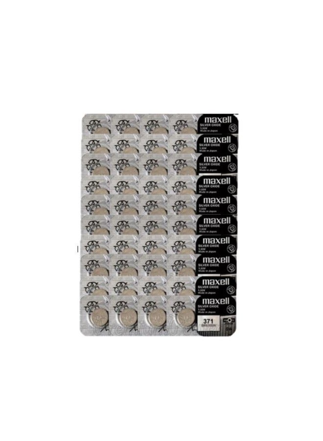 ماكسل ماكسيل 371/SR920SW   بطاريات 1.55 فولت - 50 قطعة - Image 2