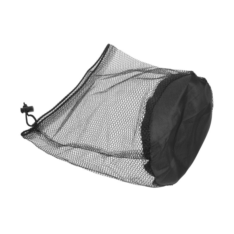 Large Capacity Mesh Beach Bag For Women Portable Toiletry Organizer Drawstring Closure - Image 2