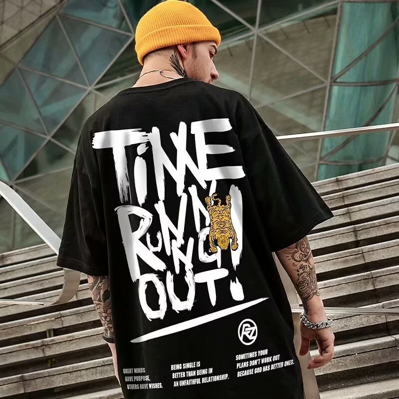 Summer Oversize Short Sleeve T-Shirt Men'S Fashion Brand Loose Youth Plus Size National Fashion Plus Size Half Sleeve 8Xl - Image 3