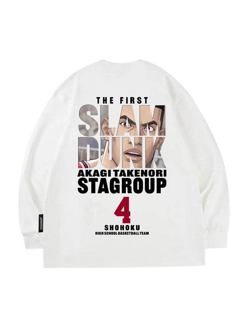 KUYING New Anime Slam Dunk Long Sleeve T-shirt  - Image 1