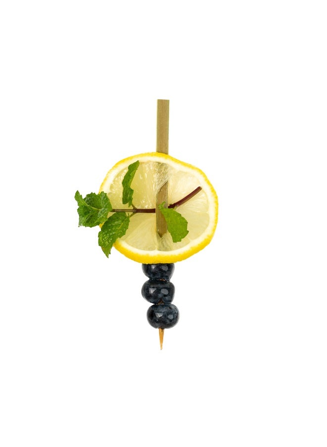 Restaurantware 4.7 Inch Bamboo Picks, 1000 Sharp Point Appetizer Picks - Sturdy, Crack-Resistant, Natural Bamboo Wooden Picks, Sustainable, For Appetizers Or Garnishes  - Image 2