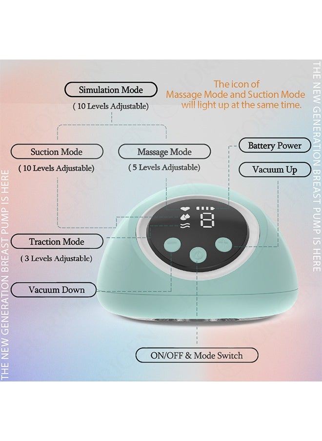 Horigen 2267K Double Green Electric Wearable Milk Pump LCD Panel 4 Modes 10 Pump Levels 180ml Bottle Suit for Short Flat Inverted Nipples Hands Free USB Rechargeable - pzsku/Z34835585E360CE3080D4Z/45/_/1699774858/e35a4e68-c957-4556-8211-c33e4e5e820a