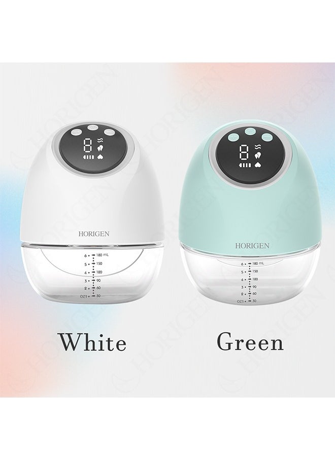 Horigen 2267K Double Green Electric Wearable Milk Pump LCD Panel 4 Modes 10 Pump Levels 180ml Bottle Suit for Short Flat Inverted Nipples Hands Free USB Rechargeable - pzsku/Z34835585E360CE3080D4Z/45/_/1699775503/43ed88d7-8b50-45a2-b2ac-e09b6a262817