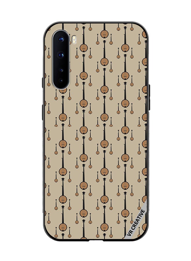 VR CREATIVE Protective Case Cover For OnePlus Nord Banjo Musical Design Multicolour - Image 1