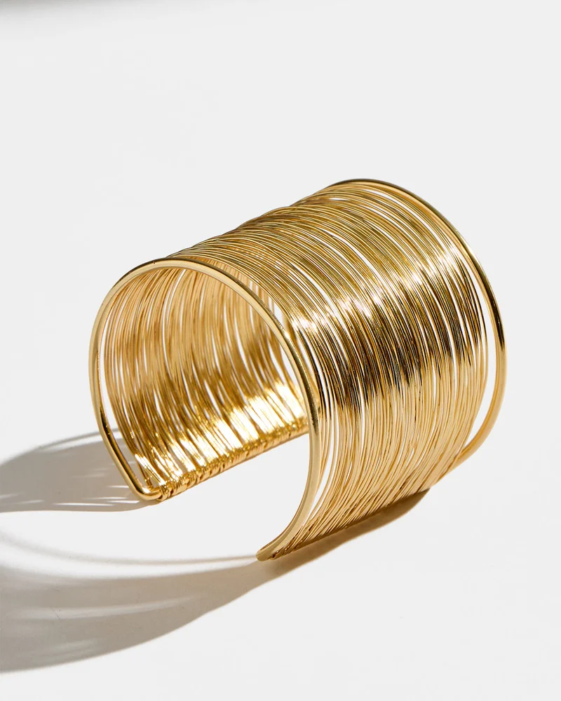 Redtag Women Gold Embellished Cuff