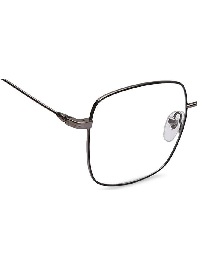 فاستراك نظارات طبية بإطار دائري رمادي - Image 5