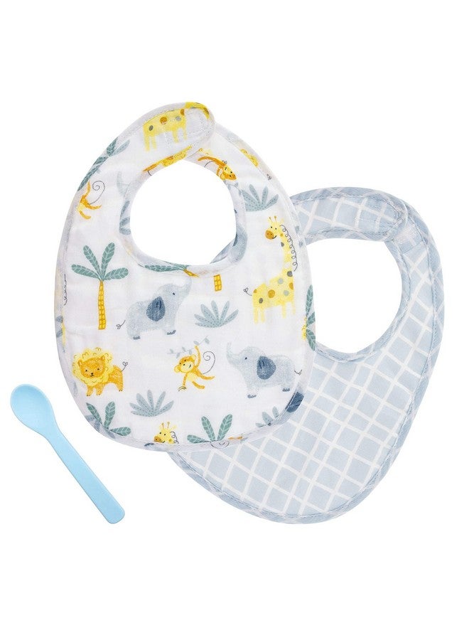 Stephen Joseph Muslin BIB Sets Zoo - Image 1