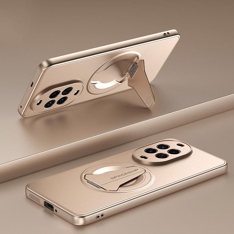 إيروريكس جراب هاتف قابل للطي مزود بحامل SpaceShip MagSafe لهاتف Huawei nova 14 Pro (ذهبي صحراوي) - Image 1